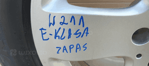 Koło zapasowe dojazdówka zapas felga aluminiowa 5x112 7.5J 16 ET42 Mercedes W211 A2114014502 10