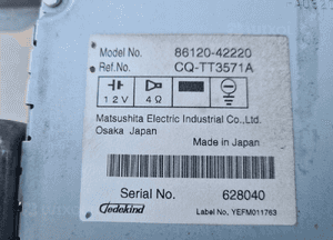 Toyota rav4 06-09 radio 3