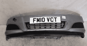 Zderzak przód przedni opel astra h 3 iii lift fl Z163 szary 1