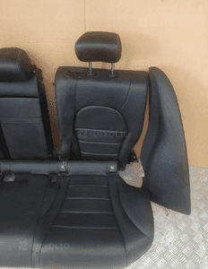 MERCEDES C KLASA W205 SIEDZISKO KANAPA TYLNA TYŁ SEDAN CZARNA SKÓRA 2