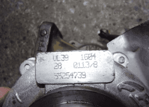 Fiat alfa romeo lancia 1.4TB turbina 55254739 3