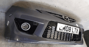 Zderzak przód przedni do mazda 5 v lift sport halogeny grill szary 1