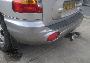 Hyundai Santa FE zderzak tyl tylny 00-05 5