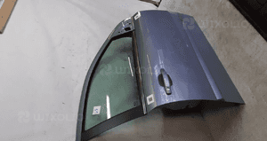 Drzwi przód przednie prawe opel astra h 3 iii Z163 szare 4