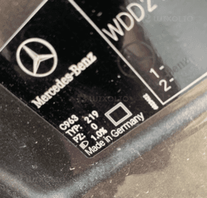 MERCEDES  cls 219 drzwi  podnośnik przednie tylne mokka 963 lakier lewe 4