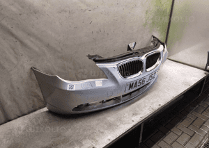 Zderzak przód przedni do bmw serii 5 E60/E61 pdc halogeny spryski xenon srebrny titansilber 4