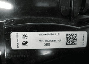 Vw up lift 1S0 idealna idealna lampa tylna prawa 5