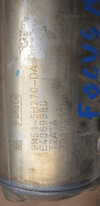 Filtr cząstek stałych DPF FAP katalizator Ford Focus MK2 Lift 1.6 TDCI 9M51-5H270-DA 6