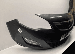 Zderzak przód przedni opel astra j 4 iv Z177 szary grafitowy halogeny 5