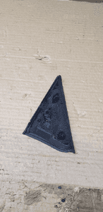 Osłona zaślepka trójkąt błotnika lewa Citroen C5 III 9686556080 4