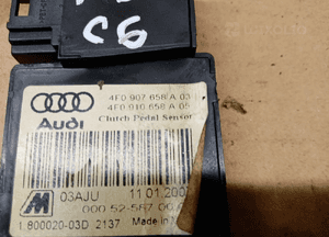 Moduł czujnik sensor pedałów Audi A6 C6 4F0907658A 4F0910658A 4