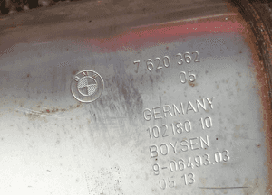 Bmw F30 F31 F32 F36 tłumik wydech 7602286 7620362 4