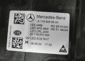 Mercedes cla 118 led lampa przednia lewa 10