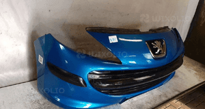 Zderzak przód przedni do peugeot 207 niebieski kmf 4