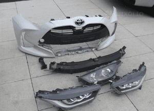 Toyota yaris iv zderzak przedni kratka oryginał 6