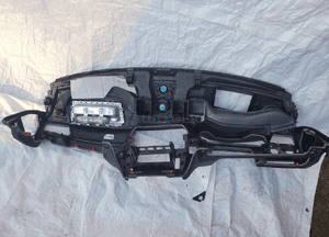 Bmw 5 F10 F11 Konsola Poduszki Pasy Dociągi Komplet czarna Headup 2