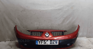 !  ZDERZAK PRZÓD PRZEDNI DO RENAULT SCENIC II 2 HALOGENY TEB76 BORDOWY 1