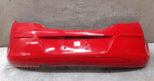Zderzak tył tylny opel corsa d Y547 czerwony 5D 5 drzwi hb 1