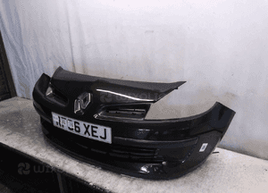 Zderzak przód przedni do renault clio iii 3 NV676 czarny halogeny 2