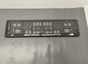 BMW F15 RAMKA TABLICY REJESTRACYJNEJ M-PAKIET 1