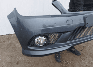 MERCEDES C-KLASA W204 AMG PDC ZDERZAK PRZÓD PRZEDNI KOMPLETNY 3