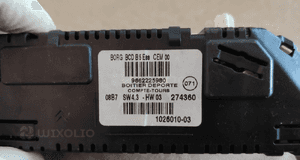 Komputer sterownik bsi immobilizer kluczyk citroen peugeot 1.6 hdi 9663394580 9659285580 oryginał 7