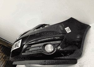 } ZDERZAK PRZÓD PRZEDNI OPEL CORSA D Z20R CZARNY HALOGENY 4