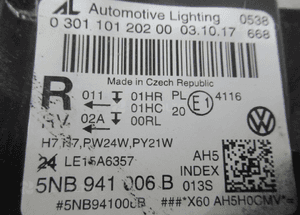 Lampa przednia przód prawa vw tiguan ii 2015- 14