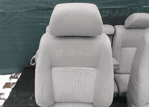 Fotele Fotel Kanapa Welur Jasne Siwe Podlokietnik VW Golf IV 4 3 drzwi komplet 16