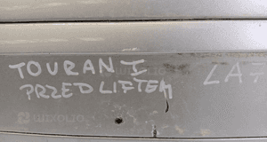 VW TOURAN I zderzak przedni przed lift LA7W 8