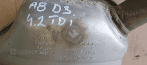 Tłumik końcowy wydech tłumiki Audi A8 D3 4.2 TDI 4E0253611AE 4E0253612M 8