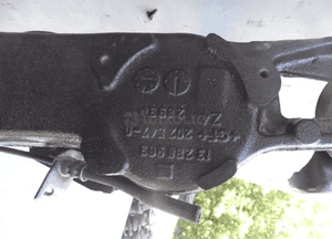 Oś tylna belka tył opel meriva b 7
