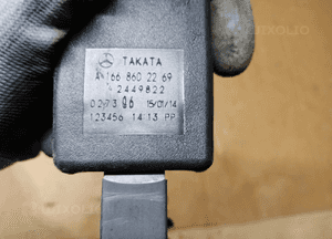 Zapinka pasa tył tylna Mercedes GL X166 W166 A1668602269 4