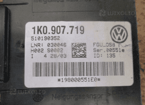 Sterownik alarmu vw seat skoda audi 1K0907719 2