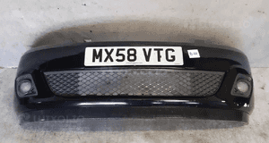 Zderzak przód przedni ford fiesta MK.6 6 vi lift fl D2 czarny halogeny 1