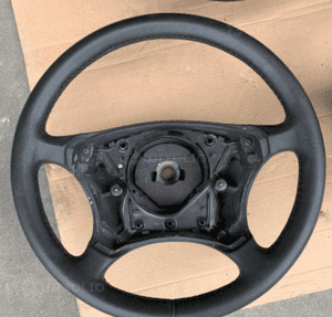 MERCEDES S 220 CL 215 kierownica szara beżowa czarna skórzana 9
