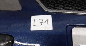 Zderzak przód przedni ford focus MK.2 2 ii 36 niebieski halogeny 2