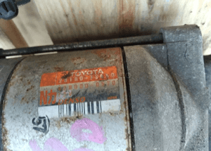 Toyota Yaris I II rozrusznik 1.4 D4D 7