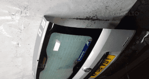 Klapa bagażnika tył tylna fiat panda 647 srebrny 3