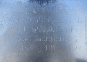 Zderzak przedni przód volkswagen vw golf vii lift 5G0 5G0807221FL 2016-2020 19