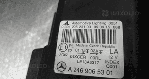Mercedes 246 lift led bdb lampa przednia lewa 4
