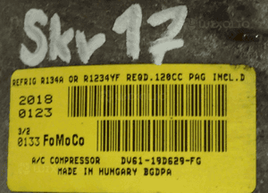 Sprężarka klimatyzacji ford focus MK3 DV61-10D629-FG 3