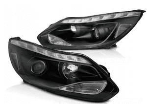 Lampy przednie ford focus 3 MK3 11-14 led black 1