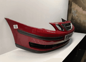 Zderzak przód przedni do saab 93 9-3 bordo bordowy halogeny 3