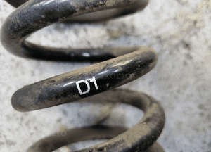 SPRĘŻYNY tył tylne 2szt komplet BMW E87 118i D1 2