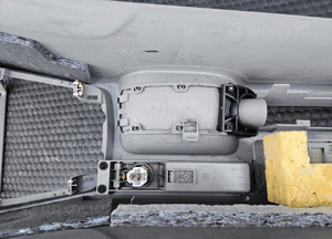 Tunel Srodkowy 8E0863241F Konsola 2 DIN Jasny Platin Tapicerka Zapalniczka Hell AUDI A4 B6 B7 33