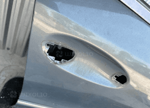 MERCEDES E 211 drzwi prawe przednie przód srebrne szyba zamek klamka avantgarde 9