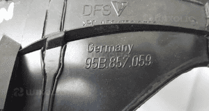 Ramka obudowa osłona licznika Porsche Macan 95B857059 3