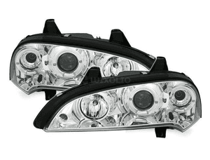OPEL TIGRA Lampy Soczewkowe CHROM RINGI 2