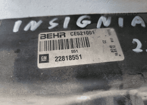 WENTYLATORY CHŁODNICY Opel Insignia A 2,0CDTI 4